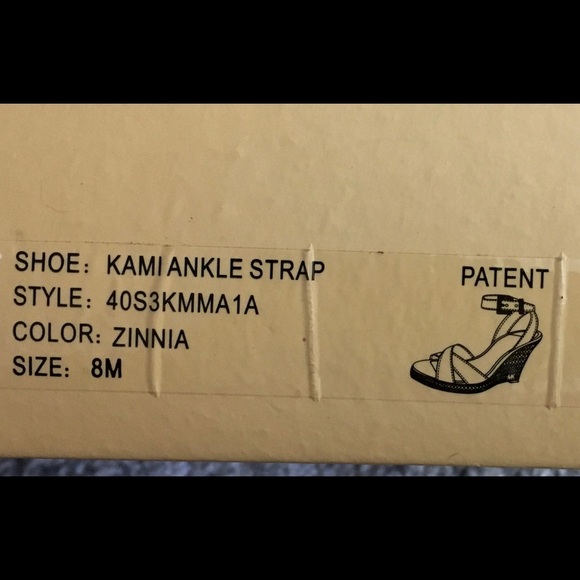 Michael Kors COLLECTION Kami Espadrilles in Zinnia Pink Patent BARBIE PINK - Picture 6 of 6